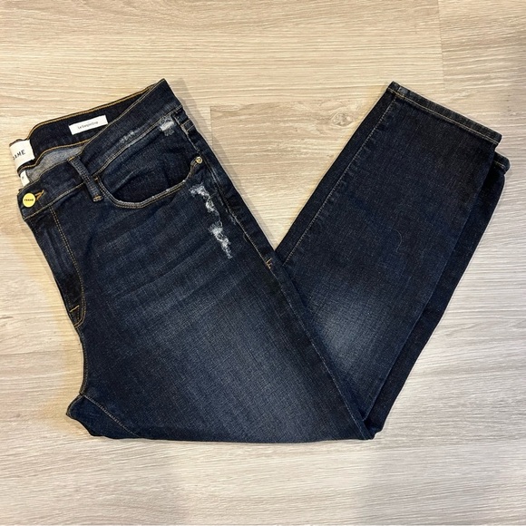 Frame Women's Le Gracon Crop Distressed Jean - size 31. - Picture 1 of 9